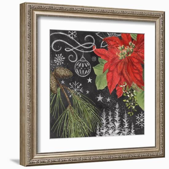 Vintage Holiday Chalk II-Mary Urban-Framed Art Print