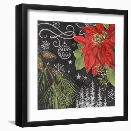 Vintage Holiday Chalk II-Mary Urban-Framed Art Print