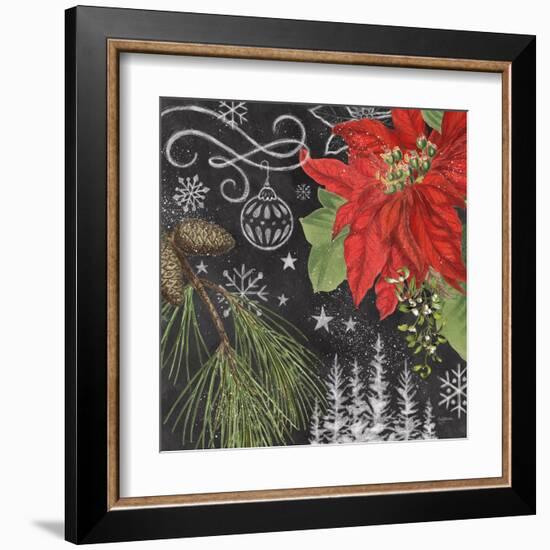 Vintage Holiday Chalk II-Mary Urban-Framed Art Print