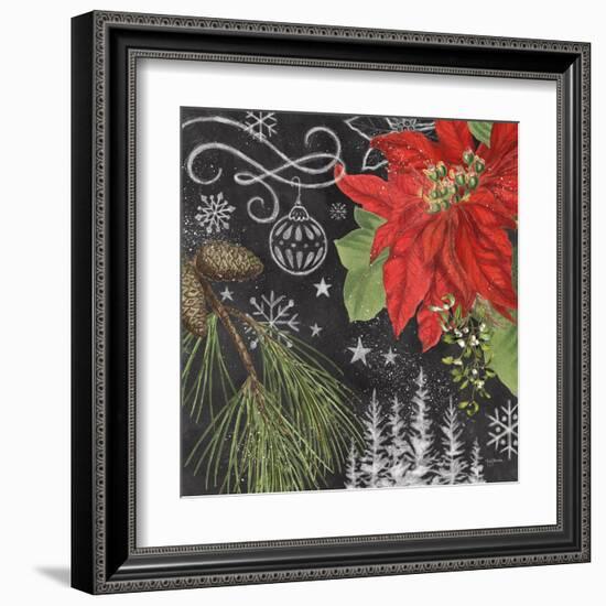 Vintage Holiday Chalk II-Mary Urban-Framed Art Print