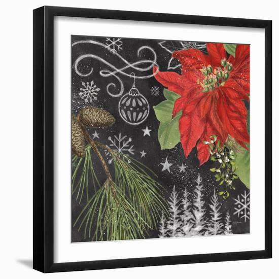 Vintage Holiday Chalk II-Mary Urban-Framed Art Print