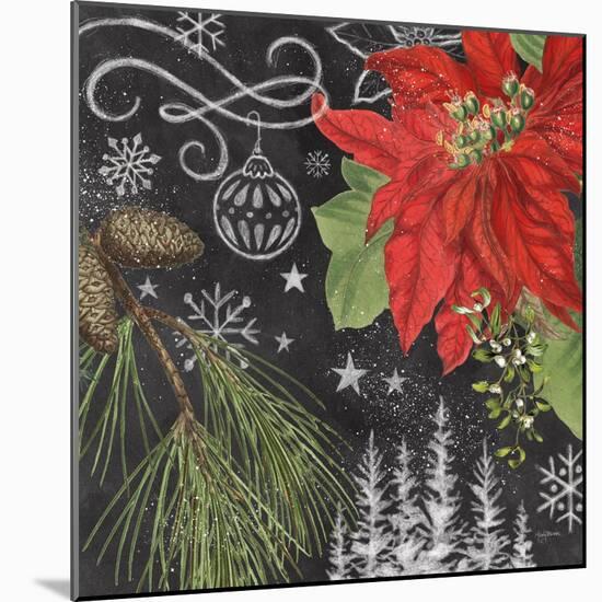 Vintage Holiday Chalk II-Mary Urban-Mounted Art Print