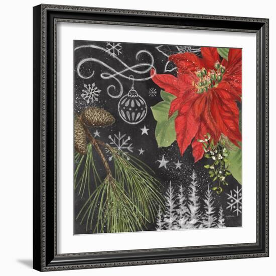 Vintage Holiday Chalk II-Mary Urban-Framed Art Print