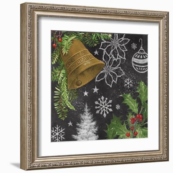 Vintage Holiday Chalk III-Mary Urban-Framed Art Print