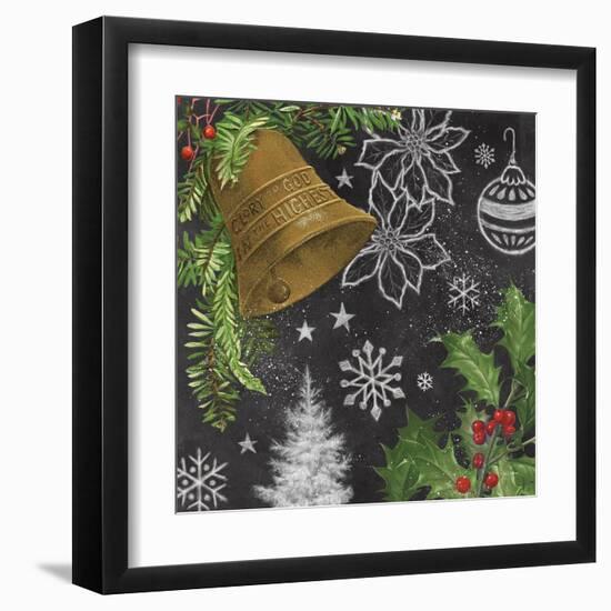 Vintage Holiday Chalk III-Mary Urban-Framed Art Print