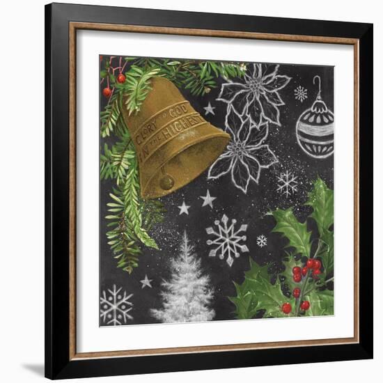 Vintage Holiday Chalk III-Mary Urban-Framed Art Print