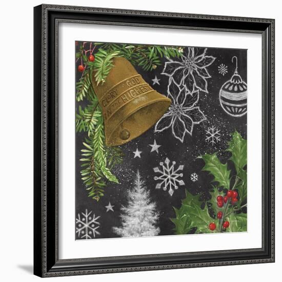 Vintage Holiday Chalk III-Mary Urban-Framed Art Print