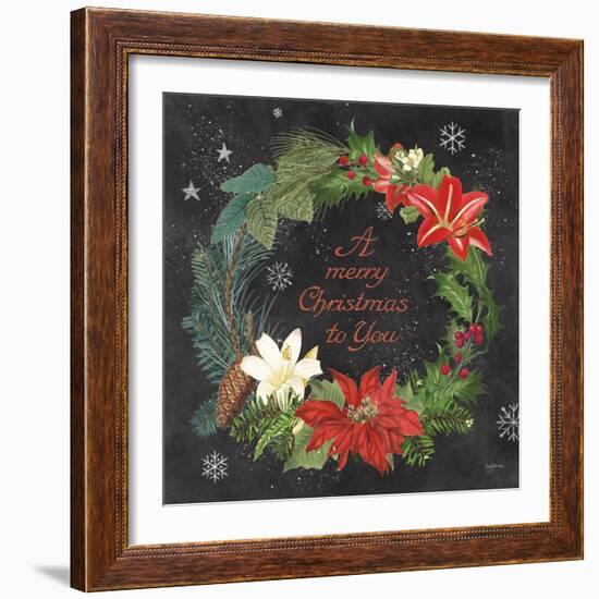 Vintage Holiday Chalk VI-Mary Urban-Framed Art Print