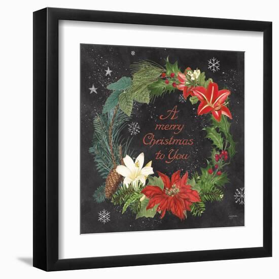 Vintage Holiday Chalk VI-Mary Urban-Framed Art Print