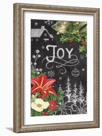 Vintage Holiday Chalk VII-Mary Urban-Framed Art Print