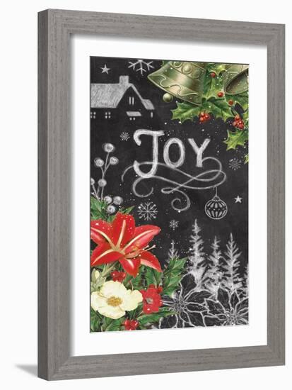 Vintage Holiday Chalk VII-Mary Urban-Framed Art Print