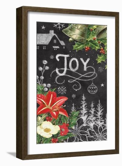 Vintage Holiday Chalk VII-Mary Urban-Framed Art Print