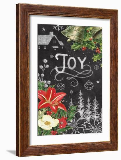 Vintage Holiday Chalk VII-Mary Urban-Framed Art Print