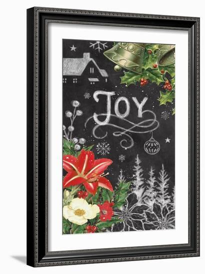 Vintage Holiday Chalk VII-Mary Urban-Framed Art Print