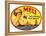 Vintage Honey Label-null-Framed Stretched Canvas