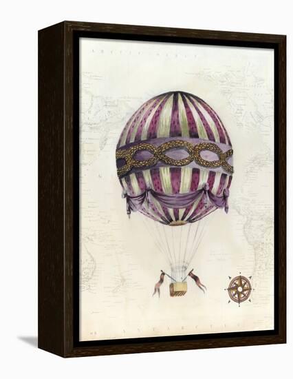 Vintage Hot Air Balloons I-Naomi McCavitt-Framed Stretched Canvas