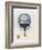 Vintage Hot Air Balloons II-Naomi McCavitt-Framed Art Print