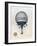 Vintage Hot Air Balloons II-Naomi McCavitt-Framed Art Print