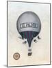 Vintage Hot Air Balloons II-Naomi McCavitt-Mounted Art Print