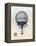 Vintage Hot Air Balloons II-Naomi McCavitt-Framed Stretched Canvas