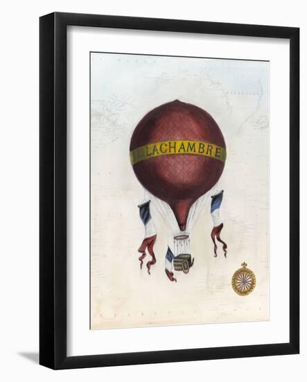 Vintage Hot Air Balloons III-Naomi McCavitt-Framed Art Print