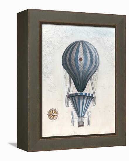Vintage Hot Air Balloons IV-Naomi McCavitt-Framed Stretched Canvas