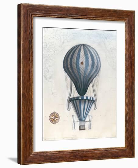 Vintage Hot Air Balloons IV-Naomi McCavitt-Framed Art Print