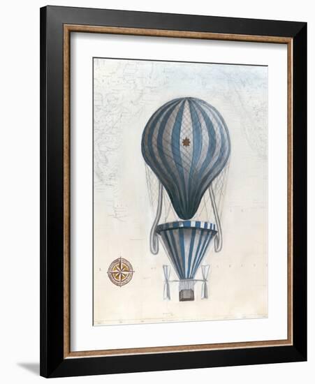 Vintage Hot Air Balloons IV-Naomi McCavitt-Framed Art Print