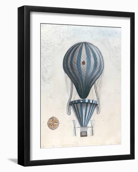 Vintage Hot Air Balloons IV-Naomi McCavitt-Framed Art Print
