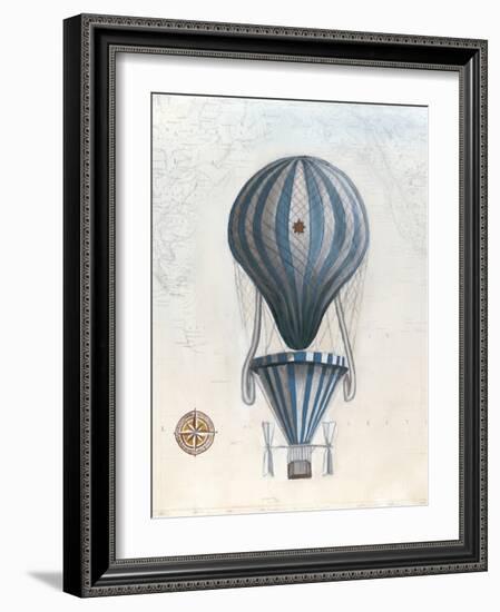 Vintage Hot Air Balloons IV-Naomi McCavitt-Framed Art Print