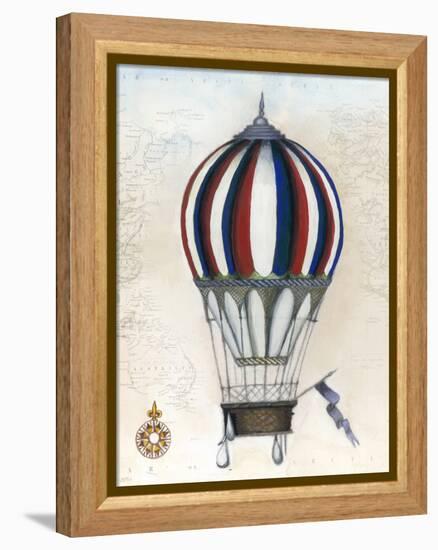 Vintage Hot Air Balloons VI-Naomi McCavitt-Framed Stretched Canvas