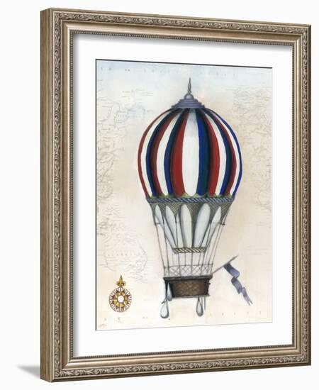 Vintage Hot Air Balloons VI-Naomi McCavitt-Framed Art Print