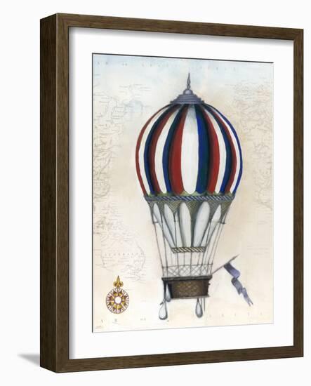 Vintage Hot Air Balloons VI-Naomi McCavitt-Framed Art Print