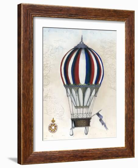 Vintage Hot Air Balloons VI-Naomi McCavitt-Framed Art Print