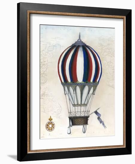 Vintage Hot Air Balloons VI-Naomi McCavitt-Framed Art Print