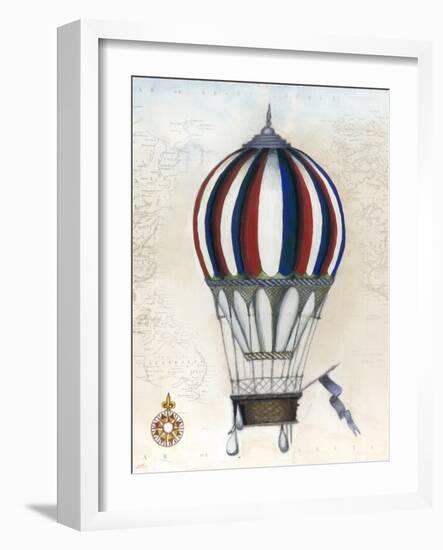 Vintage Hot Air Balloons VI-Naomi McCavitt-Framed Art Print