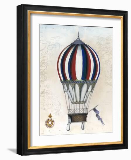 Vintage Hot Air Balloons VI-Naomi McCavitt-Framed Art Print