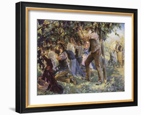 Vintage in the South Tyrol, Austria-Peder Severin Kröyer-Framed Giclee Print