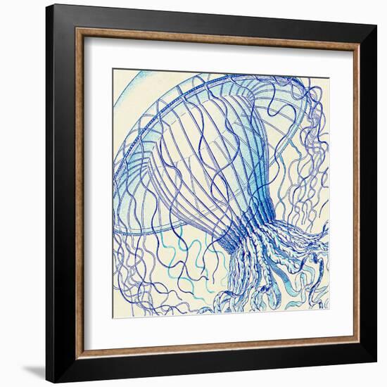 Vintage Jellyfish II-Sparx Studio-Framed Art Print