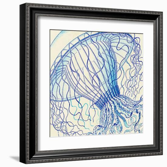 Vintage Jellyfish II-Sparx Studio-Framed Art Print