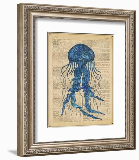 Vintage Jellyfish-Sparx Studio-Framed Art Print