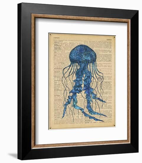 Vintage Jellyfish-Sparx Studio-Framed Art Print