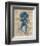 Vintage Jellyfish-Sparx Studio-Framed Art Print