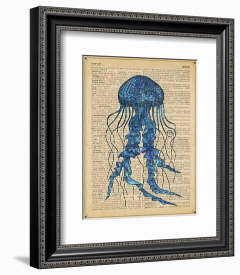 Vintage Jellyfish-Sparx Studio-Framed Art Print