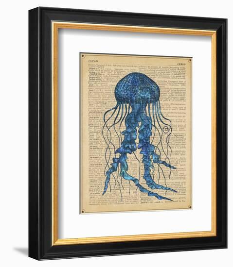 Vintage Jellyfish-Sparx Studio-Framed Art Print