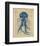 Vintage Jellyfish-Sparx Studio-Framed Art Print