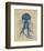 Vintage Jellyfish-Sparx Studio-Framed Art Print