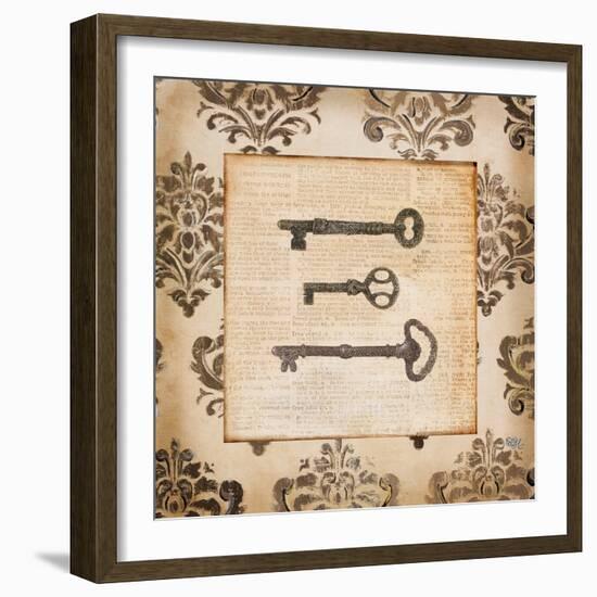 Vintage Keys II-Tiffany Hakimipour-Framed Art Print