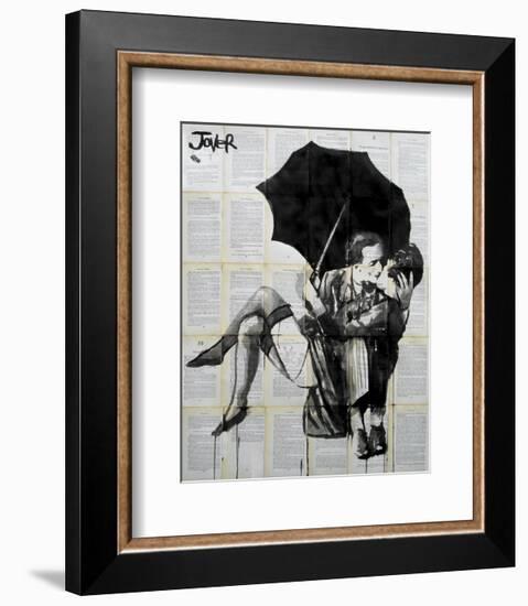 Vintage Kiss-Loui Jover-Framed Art Print