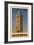 Vintage Koutoubia Mosque, Marrakesh, Morocco, Africa-Take Me Away-Framed Art Print